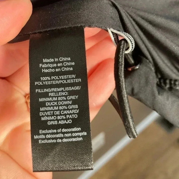 NWOT Kent and  Curwen David Beckham grey duck down hooded puffer - Picture 7 of 8